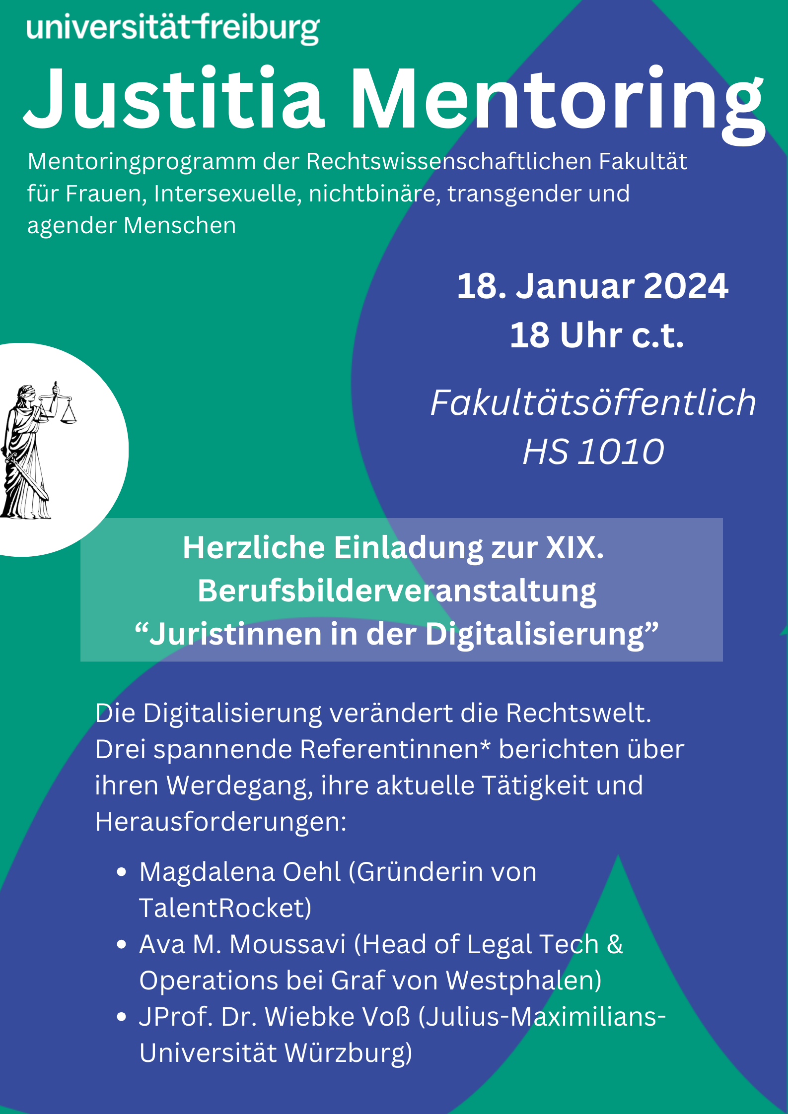 XIX. Berufsbilderveranstaltung "Juristinnen in der Digitalisierung"