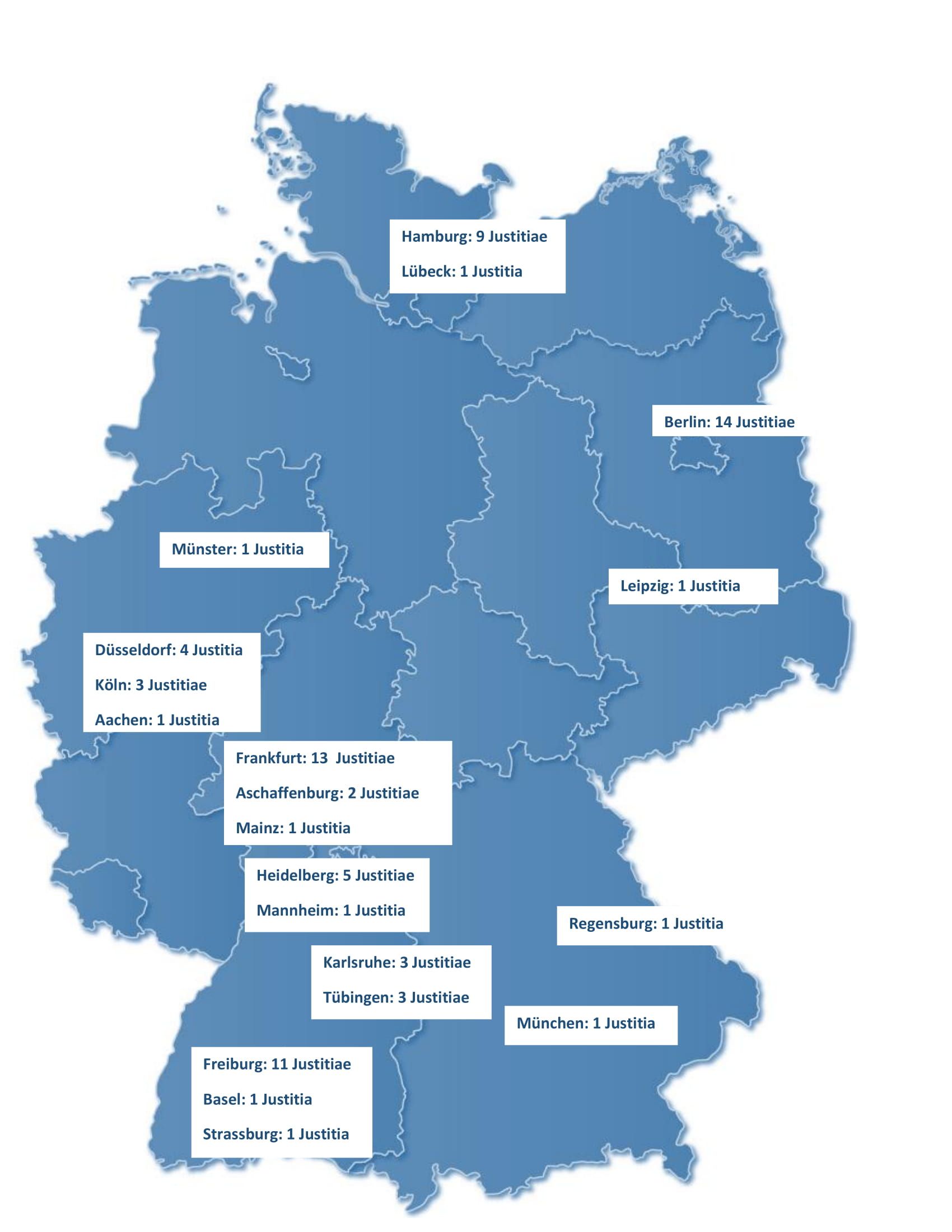 Deutschlandkarte Alumnae 10 19