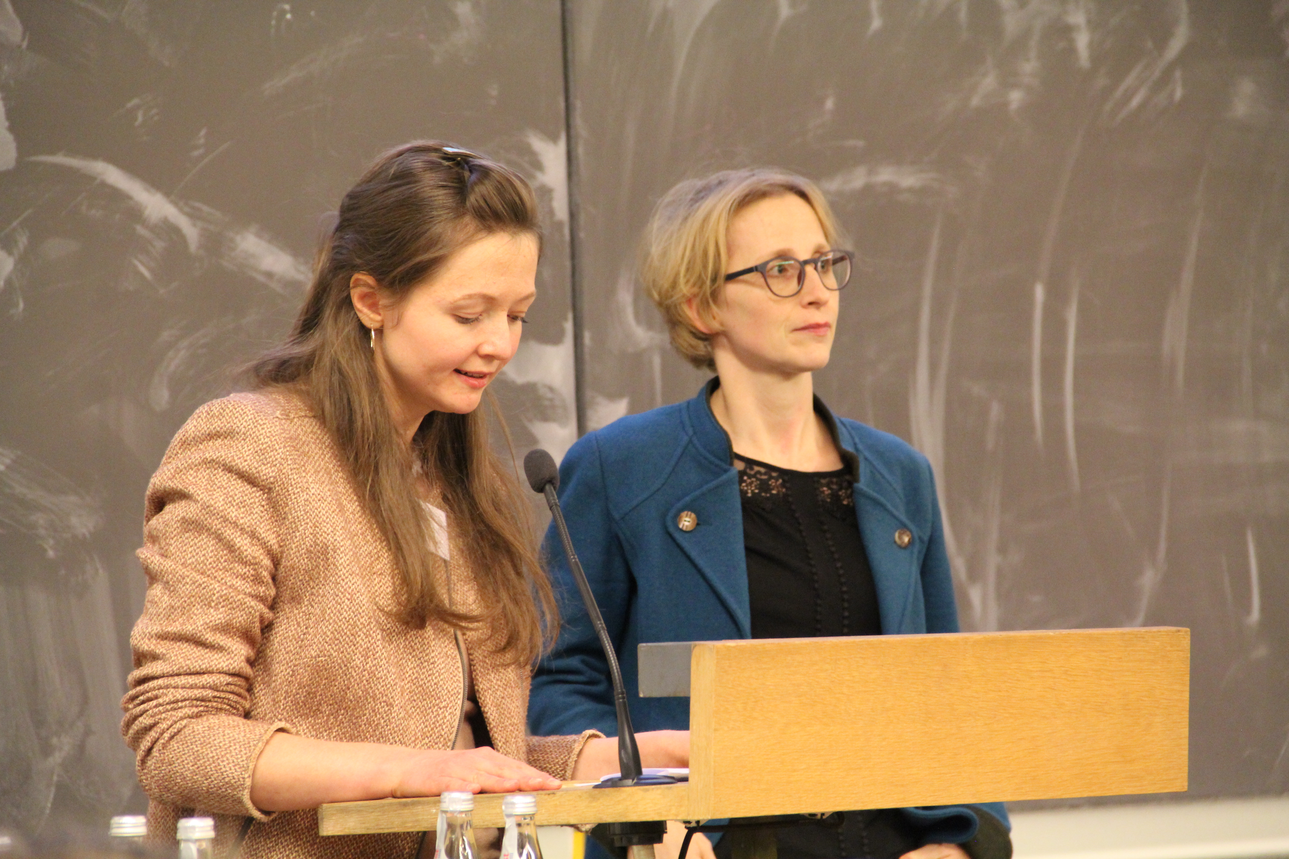 Dina Reis und Dr. Lena Kühnbach, Gründungsmitglied Justitia Mentoring