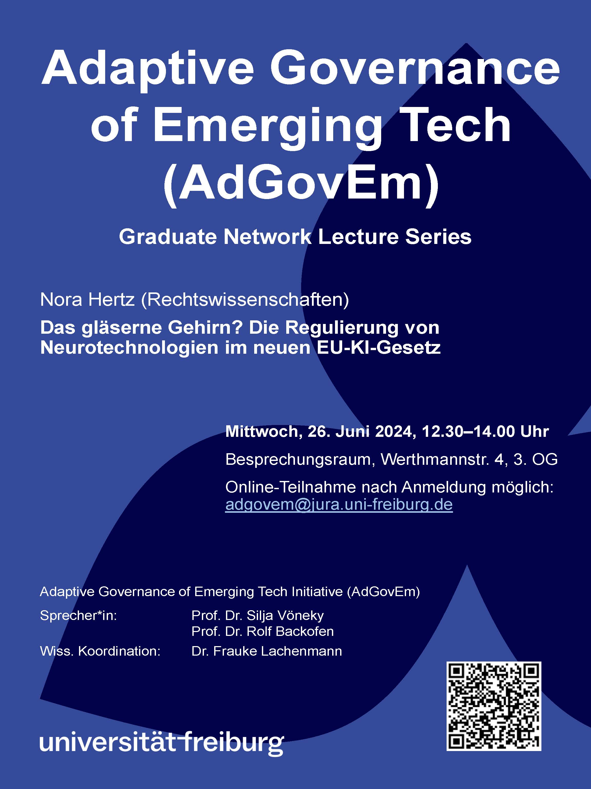 AdGovEm Lecture Series Vortrag Nora Hertz