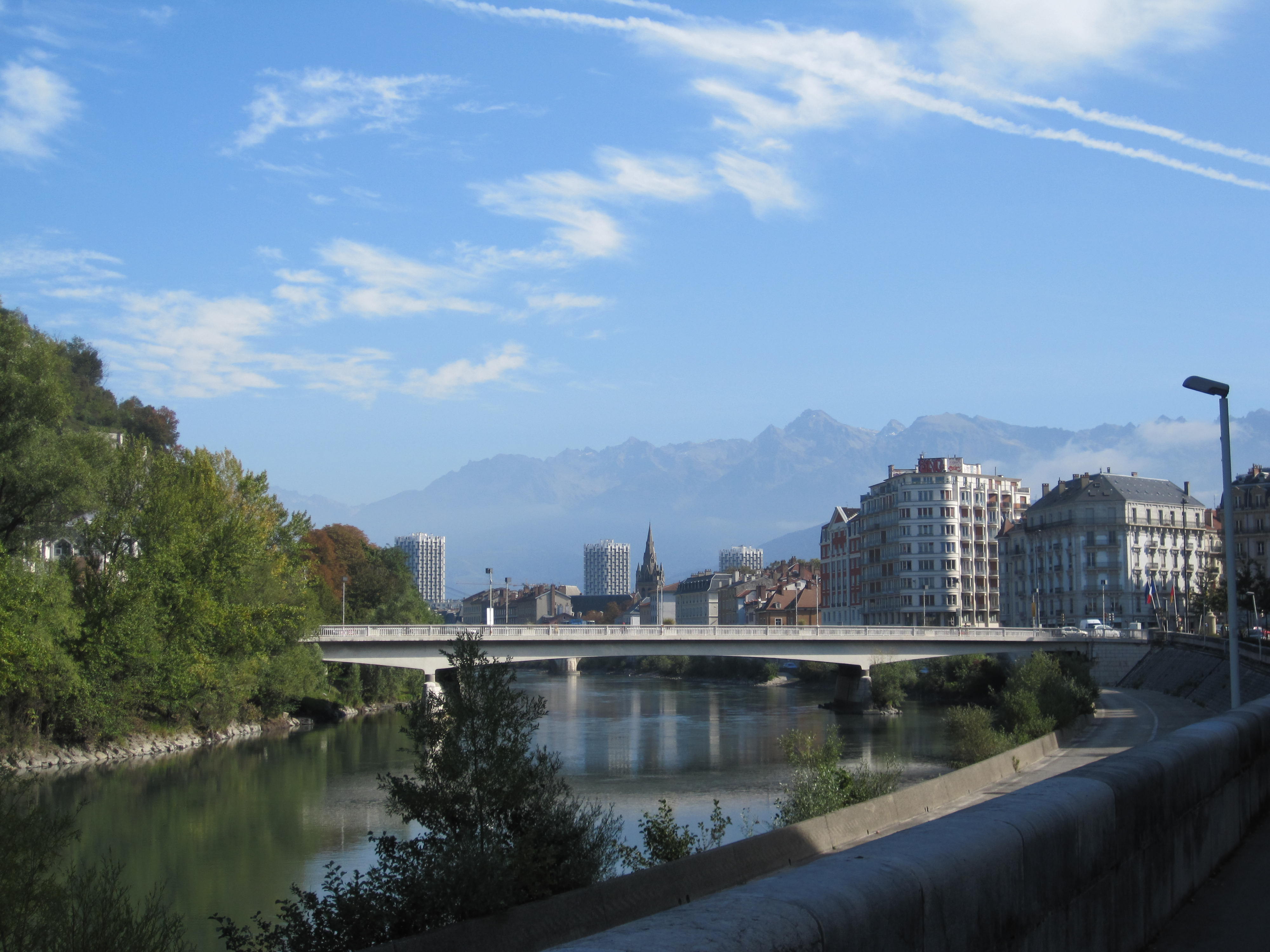 Blick auf Grenoble