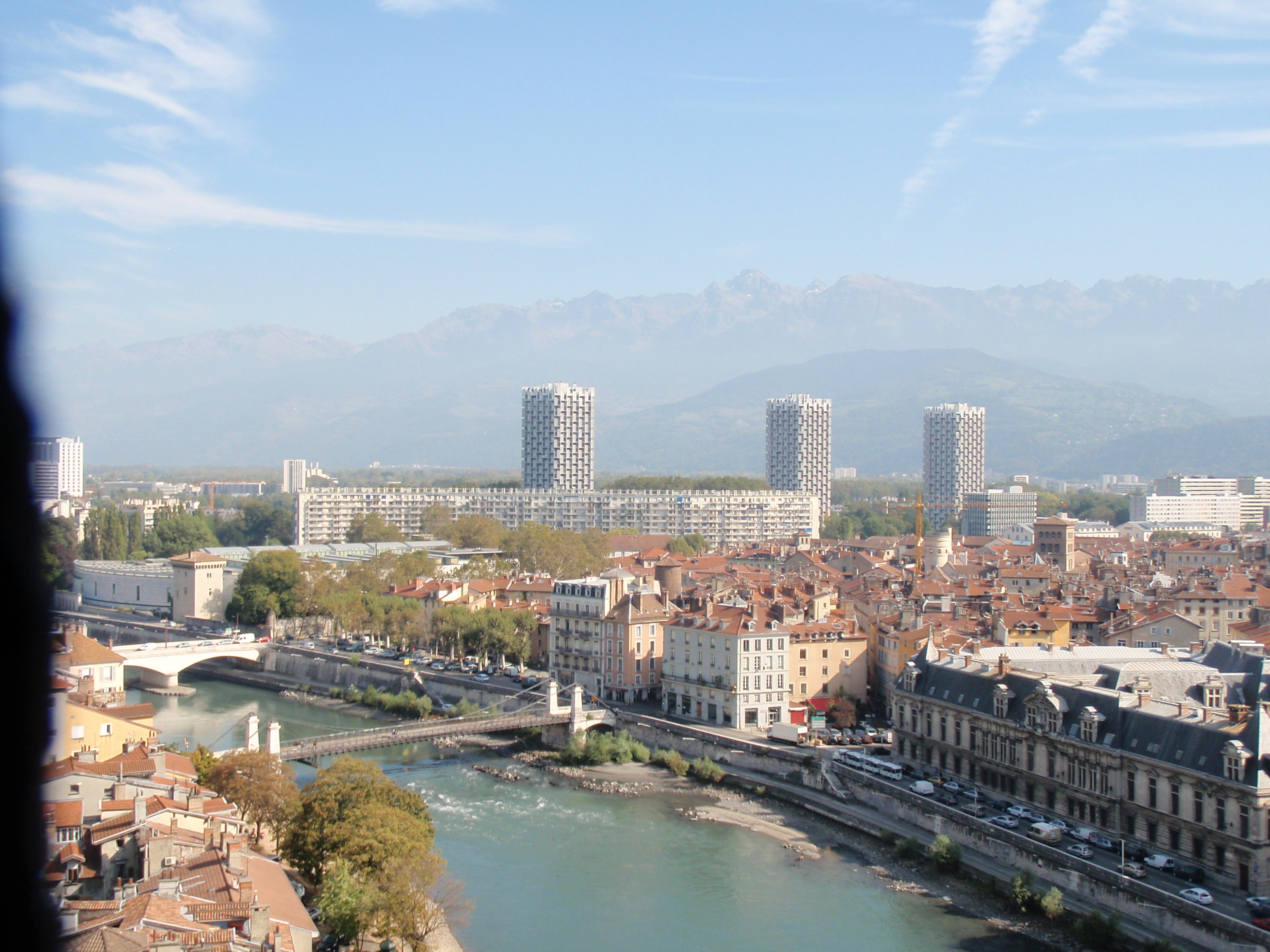Ausblick auf Grenoble